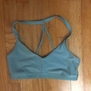 Light Blue UnderArmour Sports Bra